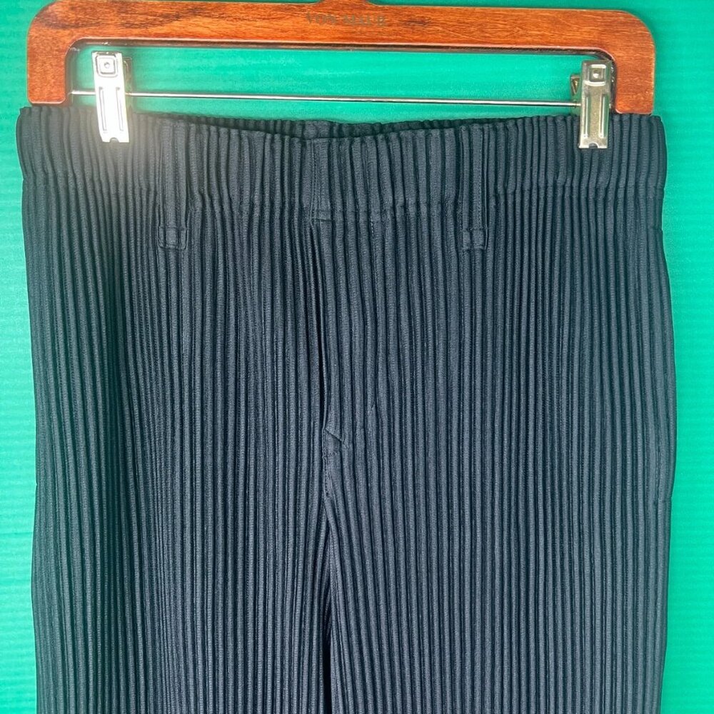 Homme Plissé Issey Miyake Pleated Pants Black size 2 - Picture 7 of 16